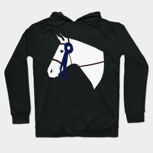 Blue Ribbon (Grey Horse) Hoodie